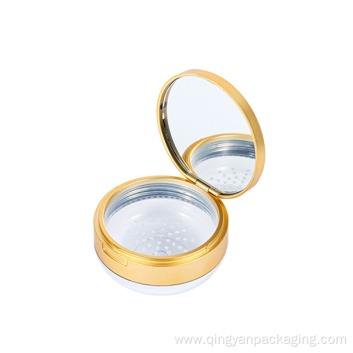 Plastic Cosmetic Loose Powder Compact Case